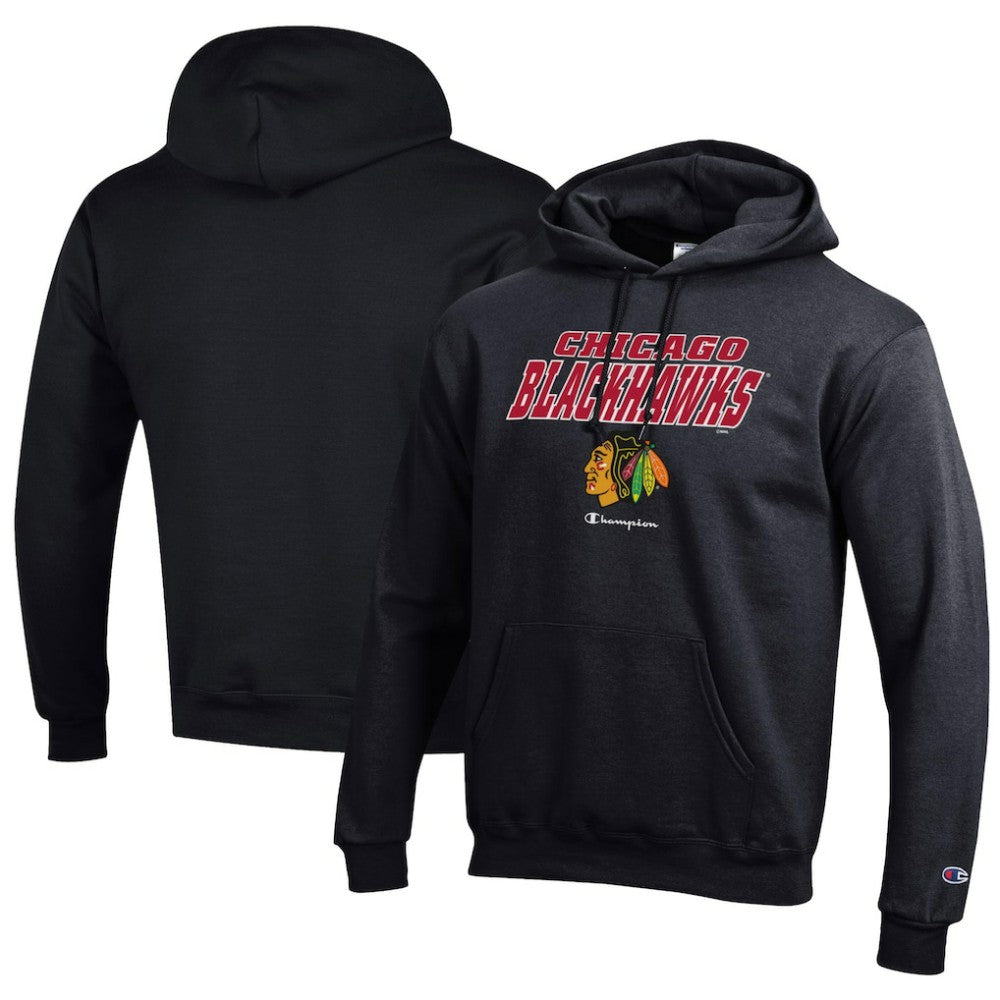 Chicago Blackhawks Champion Eco Powerblend Pullover Hoodie Discount