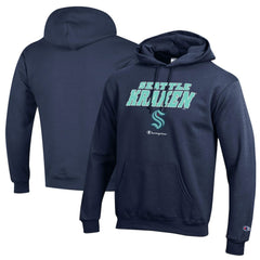 Seattle Kraken Champion Eco Powerblend Pullover Hoodie On Sale