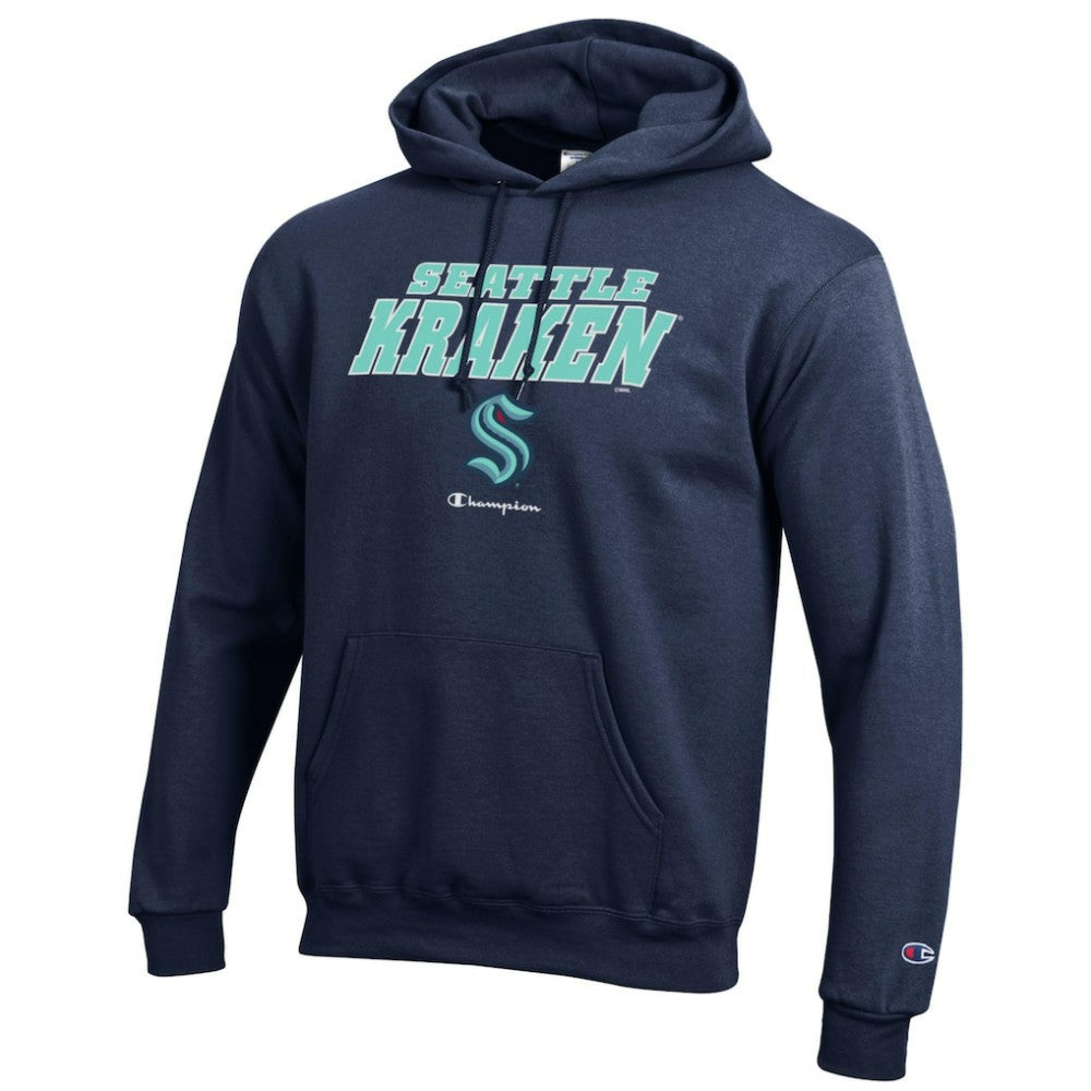 Seattle Kraken Champion Eco Powerblend Pullover Hoodie On Sale