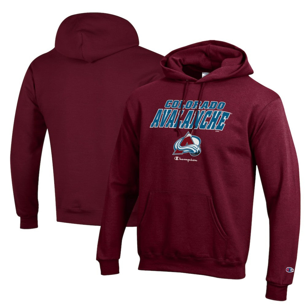 Colorado Avalanche Champion Eco Powerblend Pullover Hoodie On Sale
