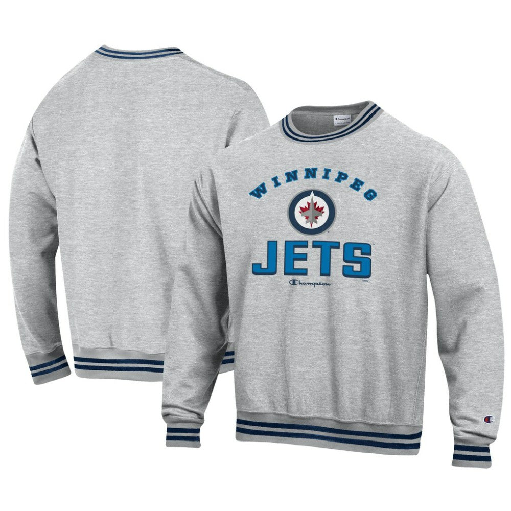 Winnipeg Jets Champion Reverse Weave Yarn Dye Pullover Sweatshirt Discount