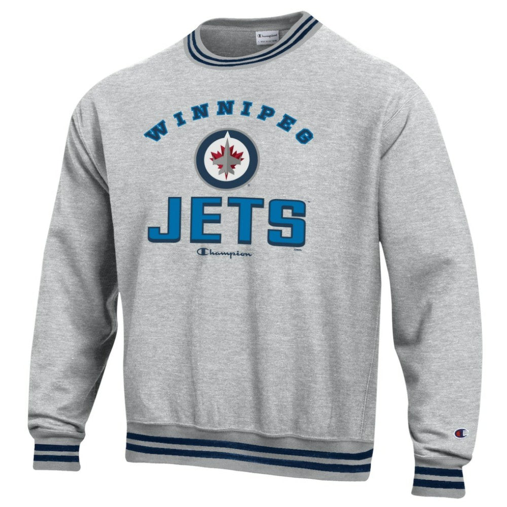 Winnipeg Jets Champion Reverse Weave Yarn Dye Pullover Sweatshirt Discount