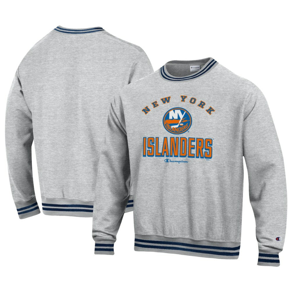New York Islanders Champion Reverse Weave Yarn Dye Pullover Sweatshirt Sale
