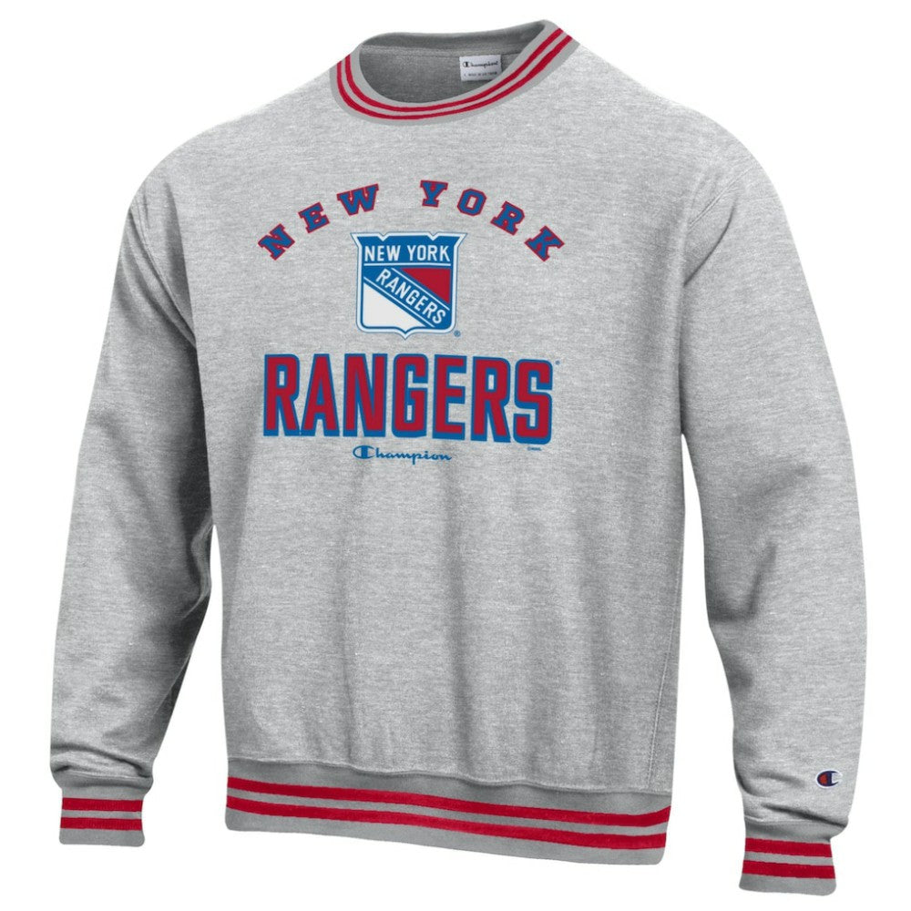 New York Rangers Champion Reverse Weave Yarn Dye Pullover Sweatshirt For Sale