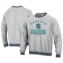 Seattle Kraken Champion Reverse Weave Yarn Dye Pullover Sweatshirt Sale