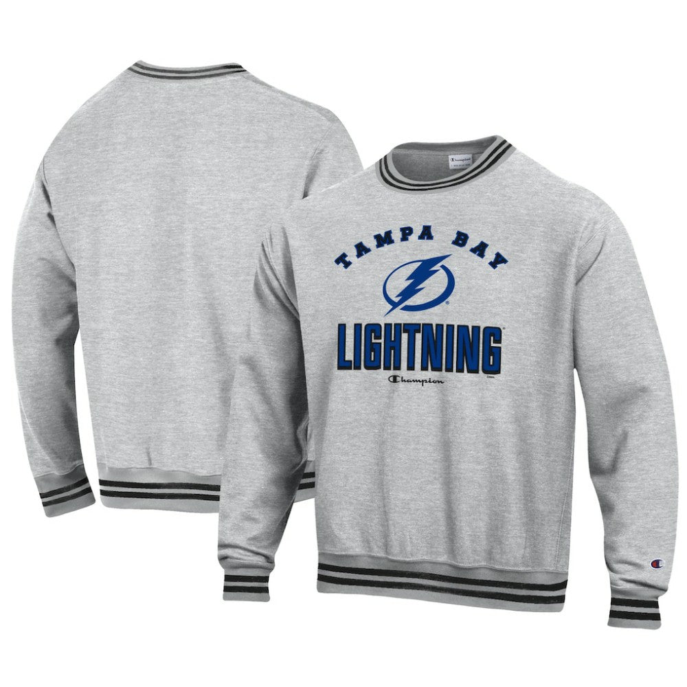 Tampa Bay Lightning Champion Reverse Weave Yarn Dye Pullover Sweatshirt Discount