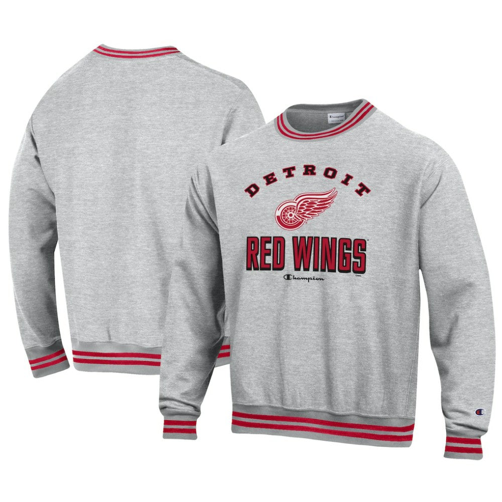 Detroit Red Wings Champion Reverse Weave Yarn Dye Pullover Sweatshirt Discount