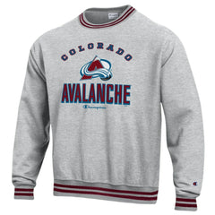 Colorado Avalanche Champion Reverse Weave Yarn Dye Pullover Sweatshirt Sale