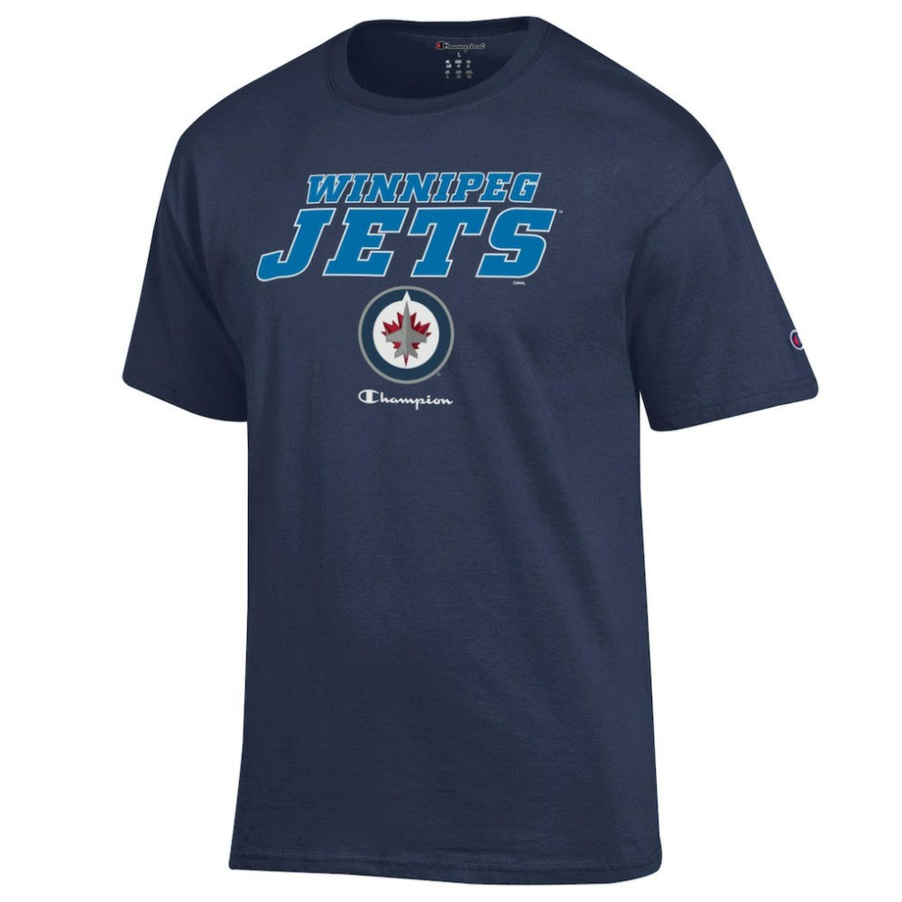 Winnipeg Jets Champion Jersey T-Shirt On Sale