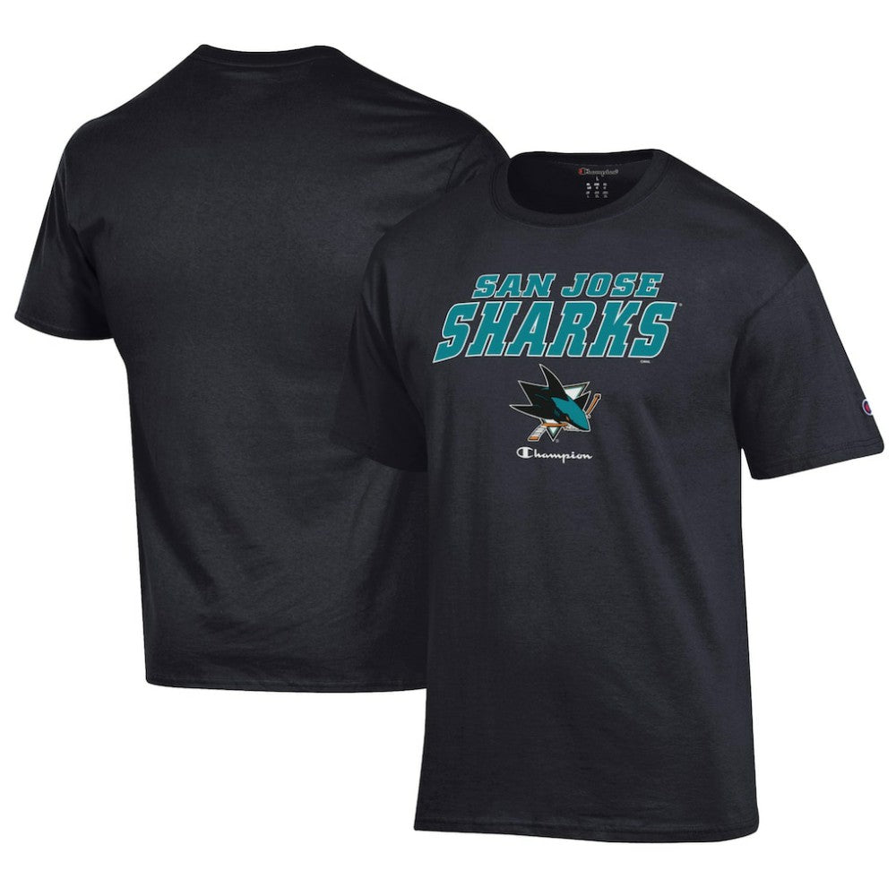 San Jose Sharks Champion Jersey T-Shirt Outlet
