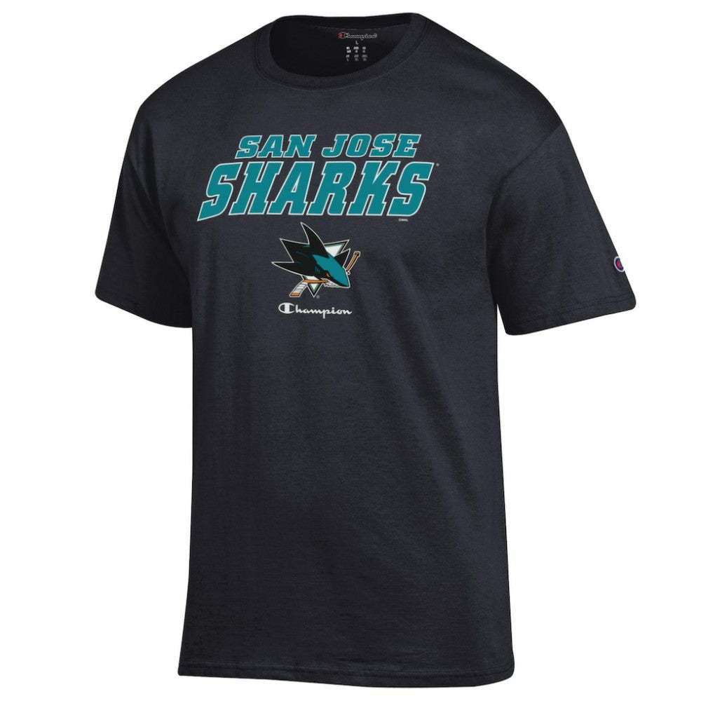 San Jose Sharks Champion Jersey T-Shirt Outlet