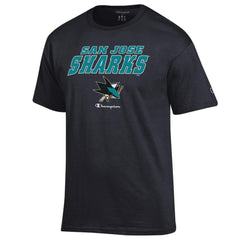 San Jose Sharks Champion Jersey T-Shirt Outlet
