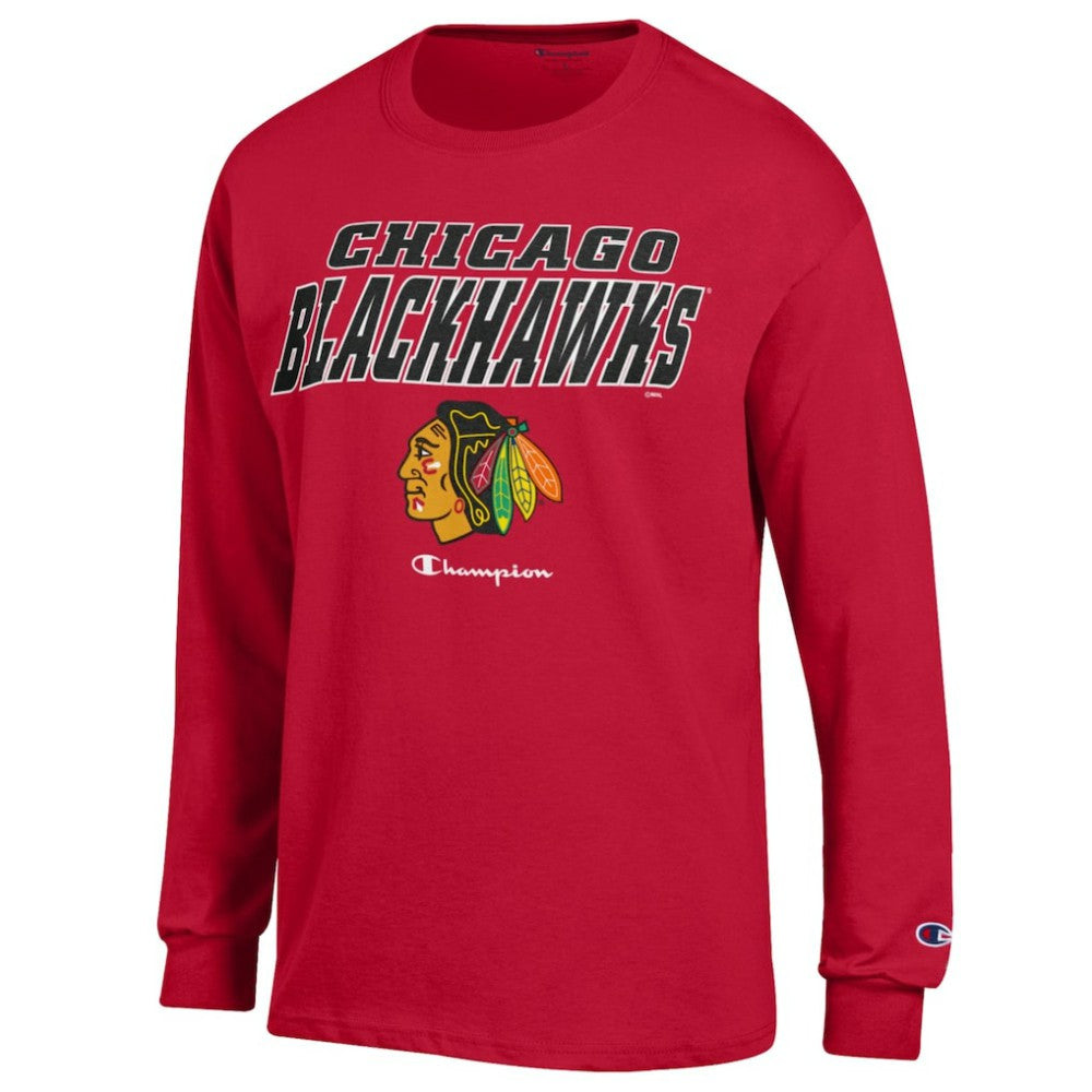 Chicago Blackhawks Champion Long-Sleeve Jersey T-Shirt Discount