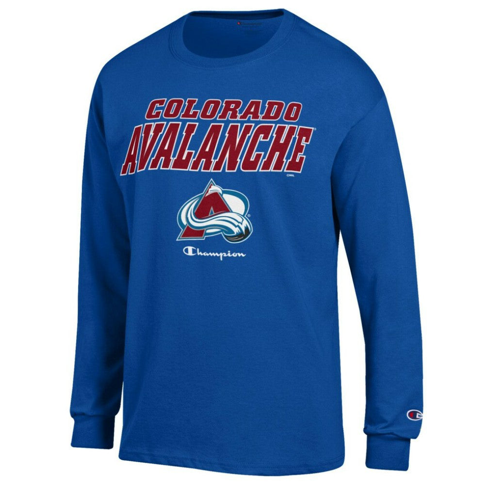 Colorado Avalanche Champion Long-Sleeve Jersey T-Shirt On Sale