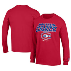 Montreal Canadiens Champion Long-Sleeve Jersey T-Shirt For Sale
