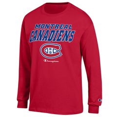 Montreal Canadiens Champion Long-Sleeve Jersey T-Shirt For Sale
