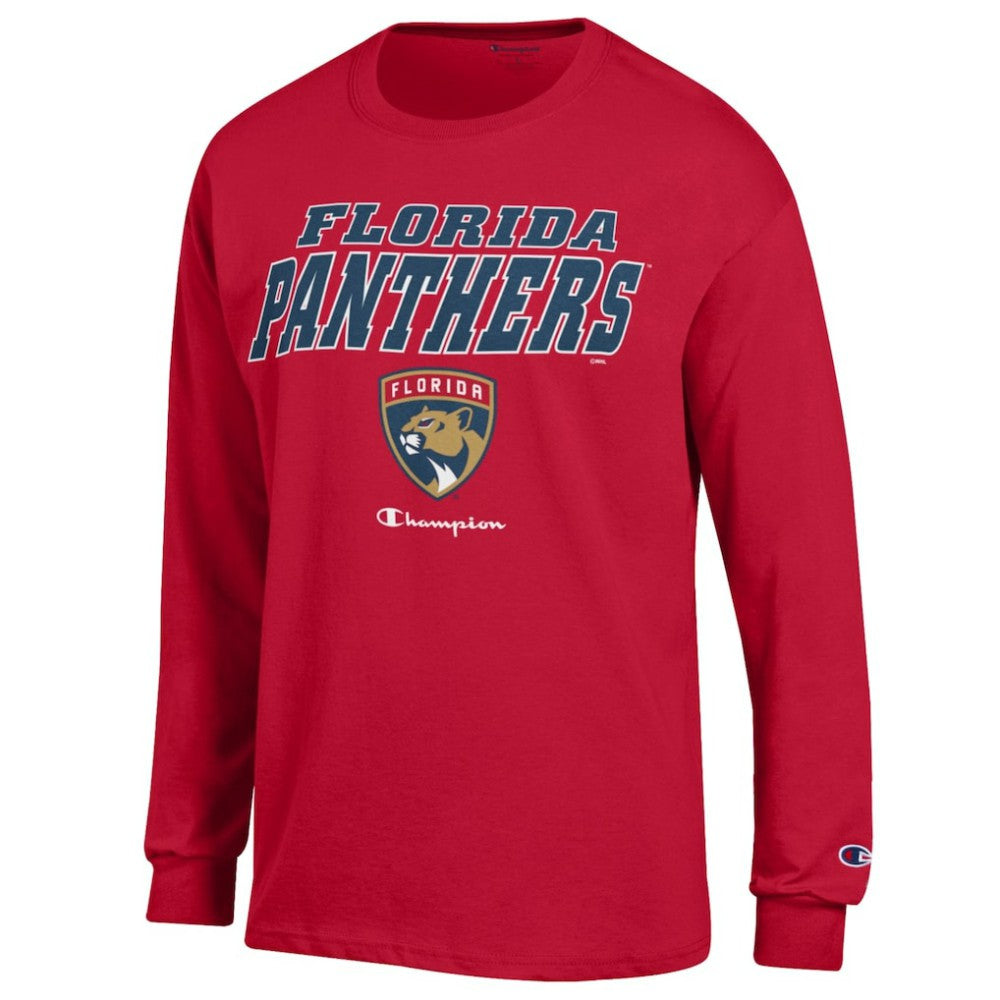 Florida Panthers Champion Long-Sleeve Jersey T-Shirt Outlet
