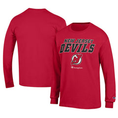 New Jersey Devils Champion Long-Sleeve Jersey T-Shirt Sale