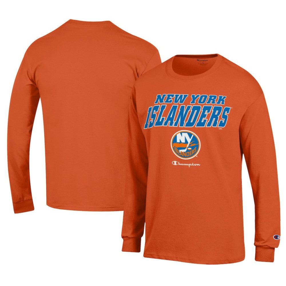 New York Islanders Champion Long-Sleeve Jersey T-Shirt For Sale