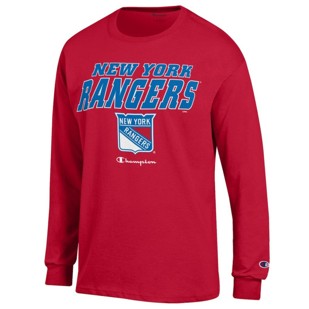 New York Rangers Champion Long-Sleeve Jersey T-Shirt For Sale