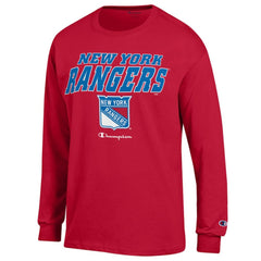 New York Rangers Champion Long-Sleeve Jersey T-Shirt For Sale