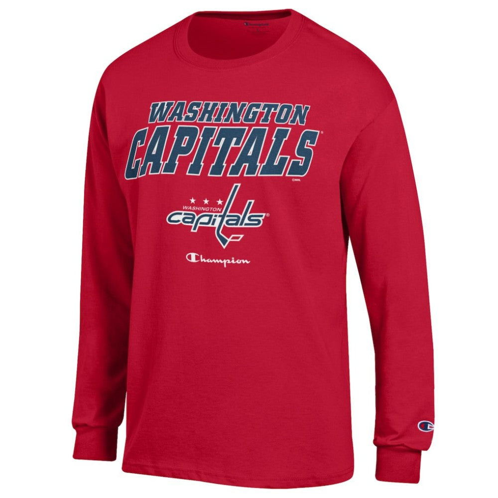 Washington Capitals Champion Long-Sleeve Jersey T-Shirt On Sale