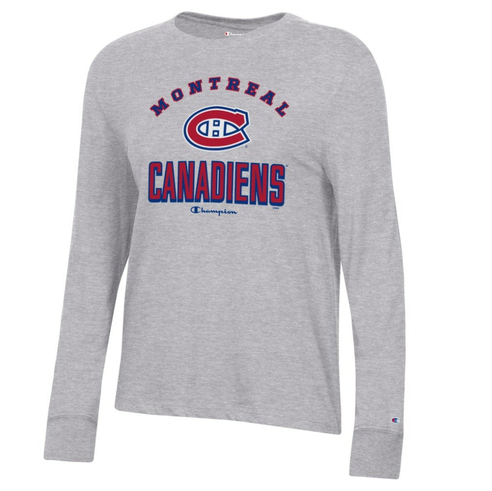 Montreal Canadiens Champion Women's Core Long Sleeve T-Shirt Discount