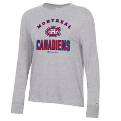 Montreal Canadiens Champion Women's Core Long Sleeve T-Shirt Discount