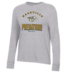 Nashville Predators Champion Women's Core Long Sleeve T-Shirt Sale