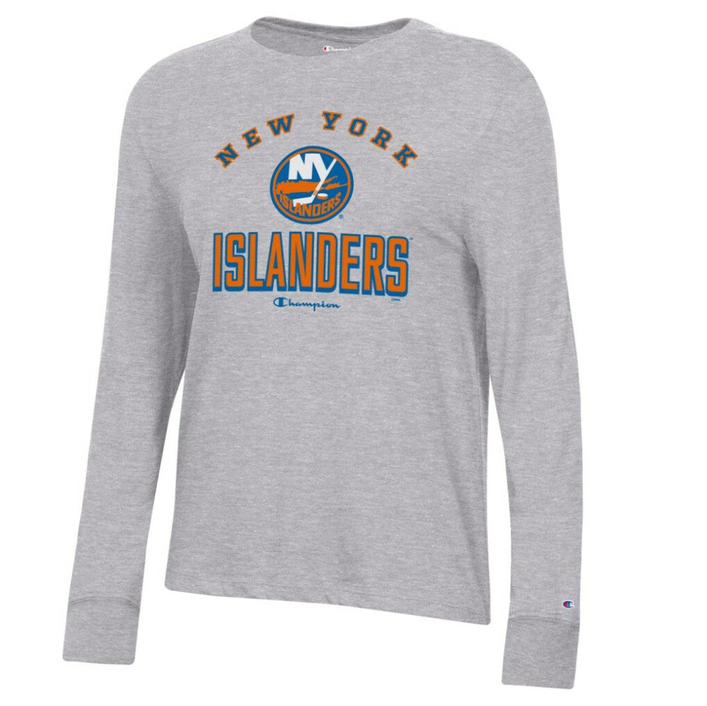 New York Islanders Champion Women's Core Long Sleeve T-Shirt On Sale