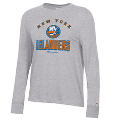 New York Islanders Champion Women's Core Long Sleeve T-Shirt On Sale