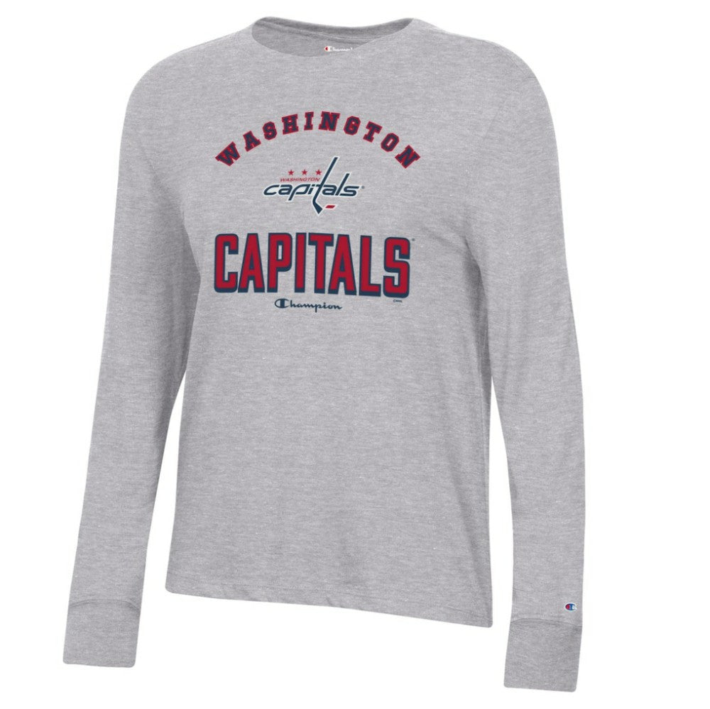 Washington Capitals Champion Women's Core Long Sleeve T-Shirt For Sale