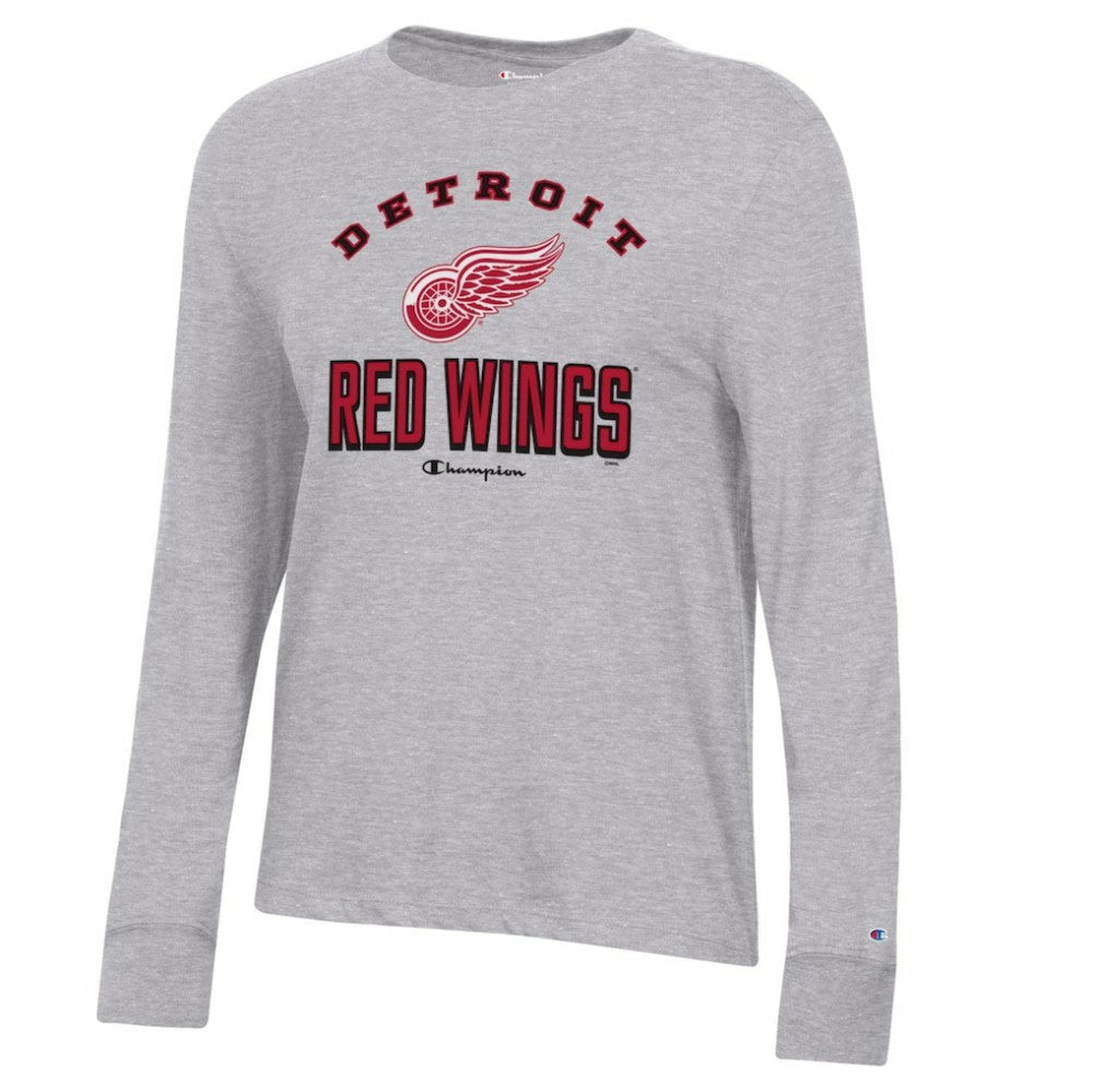 Detroit Red Wings Champion Women's Core Long Sleeve T-Shirt Outlet