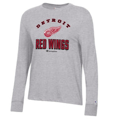 Detroit Red Wings Champion Women's Core Long Sleeve T-Shirt Outlet