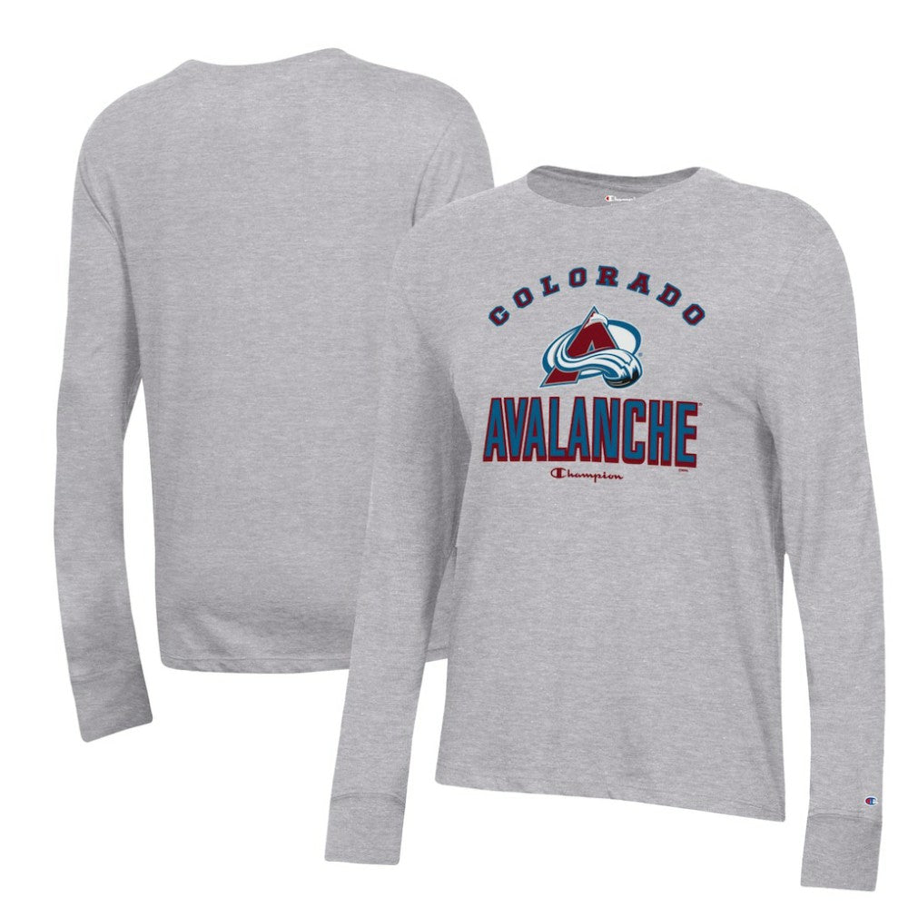 Colorado Avalanche Champion Women's Core Long Sleeve T-Shirt Sale