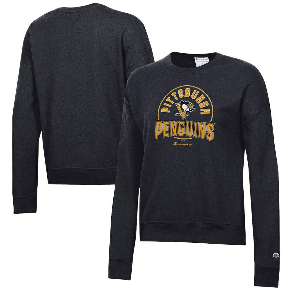 Pittsburgh Penguins Champion Women's Powerblend Pullover Sweatshirt For Sale