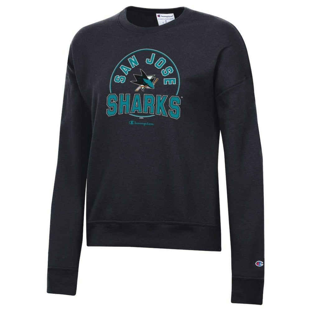 San Jose Sharks Champion Women's Powerblend Pullover Sweatshirt Sale