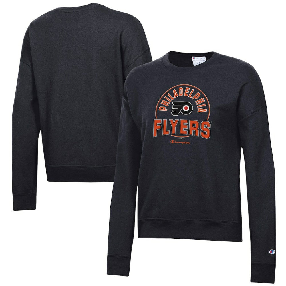 Philadelphia Flyers Champion Women's Powerblend Pullover Sweatshirt Outlet