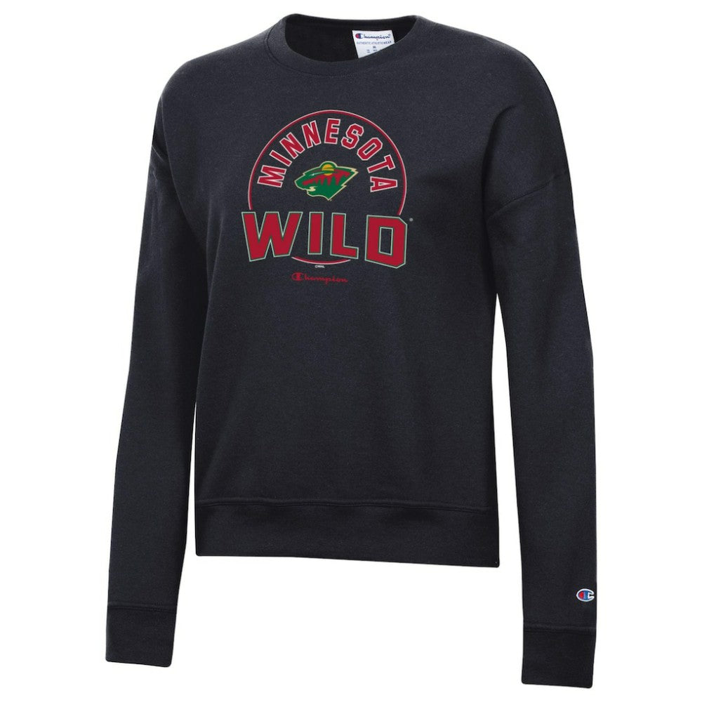 Minnesota Wild Champion Women's Powerblend Pullover Sweatshirt Discount
