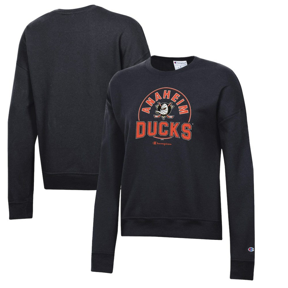 Anaheim Ducks Champion Women's Powerblend Pullover Sweatshirt Sale