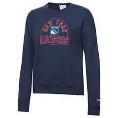 New York Rangers Champion Women's Powerblend Pullover Sweatshirt On Sale
