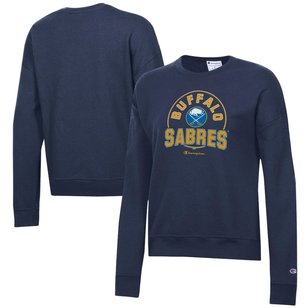 Buffalo Sabres Champion Women's Powerblend Pullover Sweatshirt Discount
