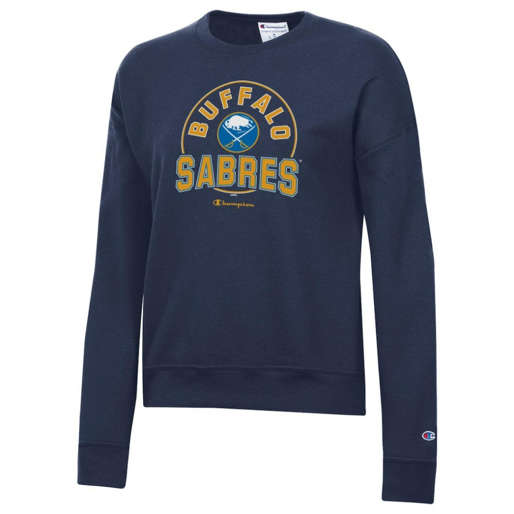 Buffalo Sabres Champion Women's Powerblend Pullover Sweatshirt Discount
