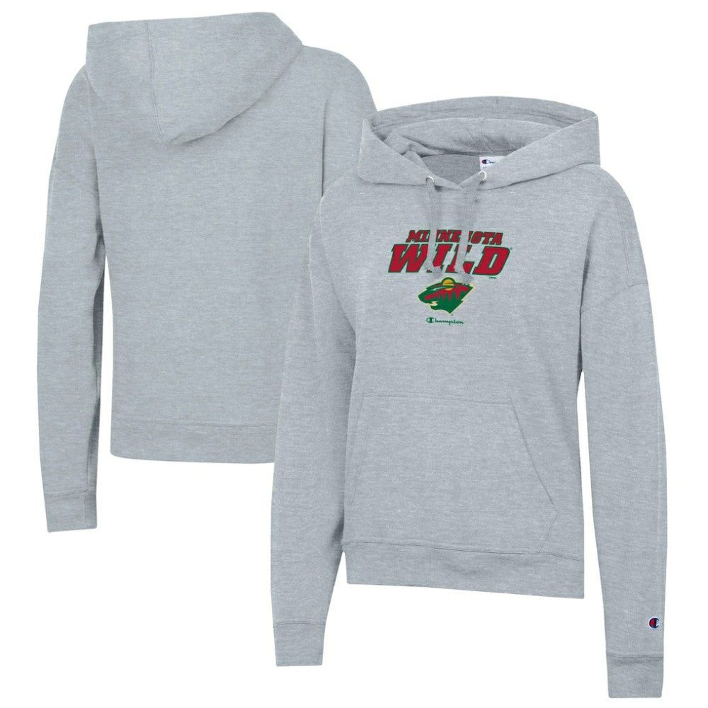 Minnesota Wild Champion Women's Powerblend Fleece Pullover Hoodie Outlet
