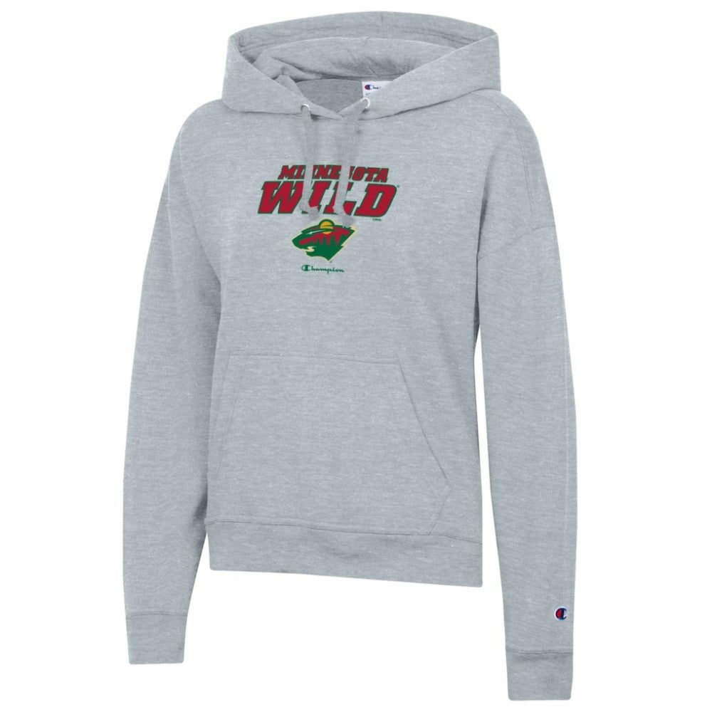 Minnesota Wild Champion Women's Powerblend Fleece Pullover Hoodie Outlet