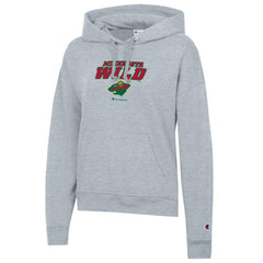 Minnesota Wild Champion Women's Powerblend Fleece Pullover Hoodie Outlet