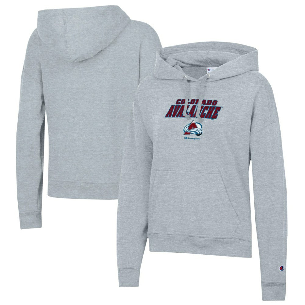 Colorado Avalanche Champion Women's Powerblend Fleece Pullover Hoodie For Sale