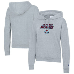 Colorado Avalanche Champion Women's Powerblend Fleece Pullover Hoodie For Sale