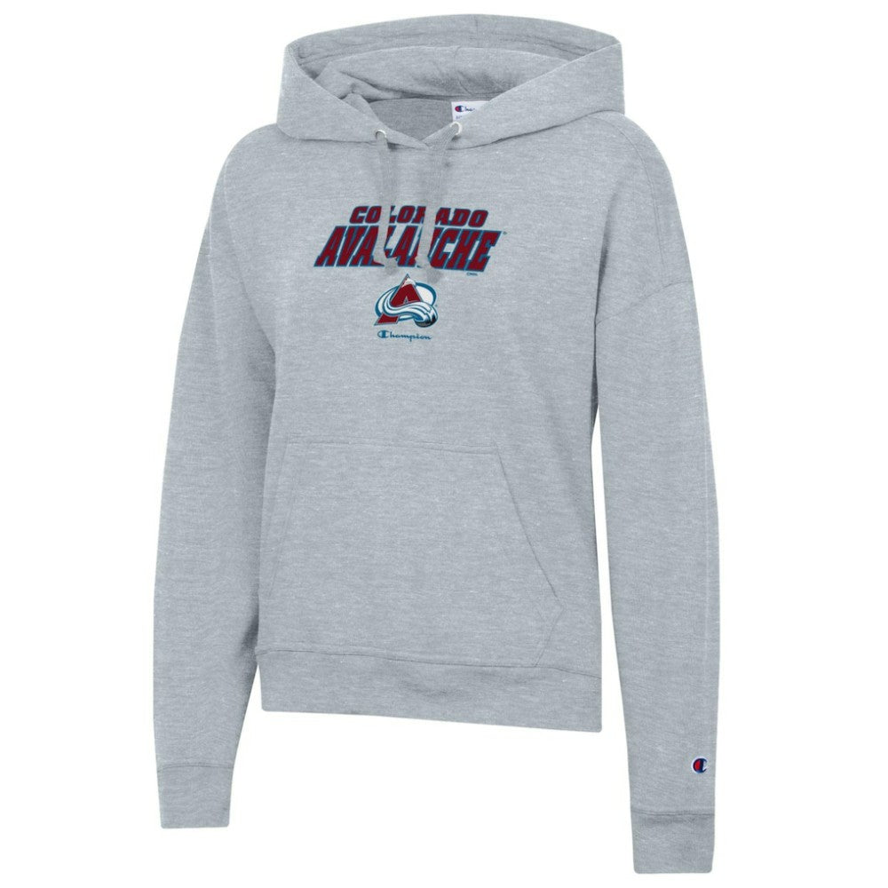 Colorado Avalanche Champion Women's Powerblend Fleece Pullover Hoodie For Sale