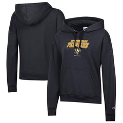 Pittsburgh Penguins Champion Women's Powerblend Fleece Pullover Hoodie Outlet